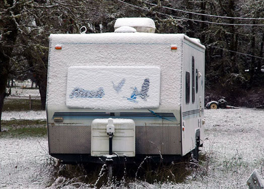 snow trailer